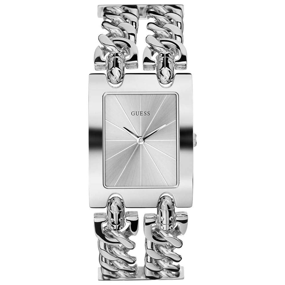 Guess - Orologio da donna Analogico Heavy Metal con cinturino in acciaio inox