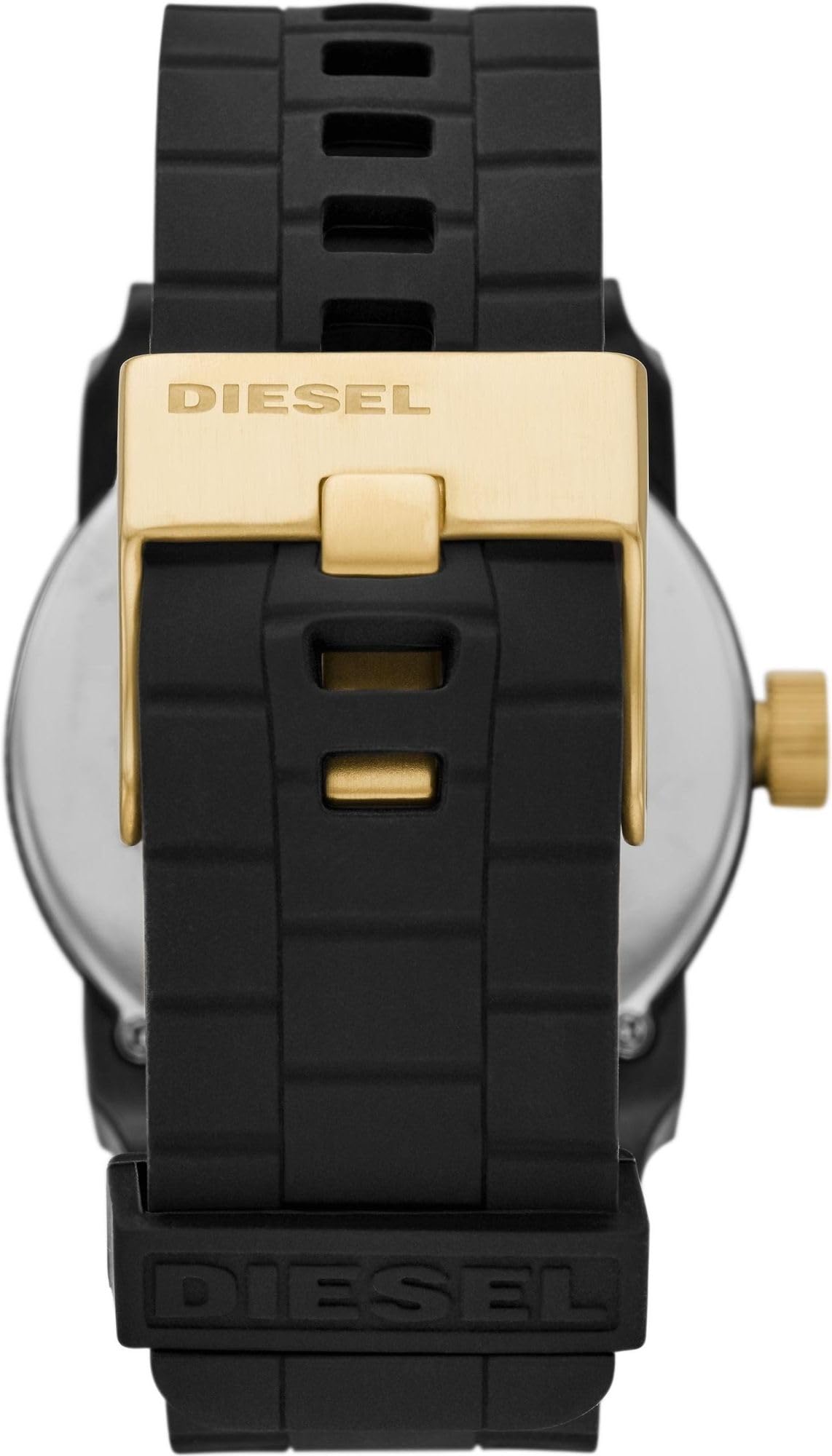Diesel Orologio Double Down da uomo, movimento al quarzo con Cinturino in silicone