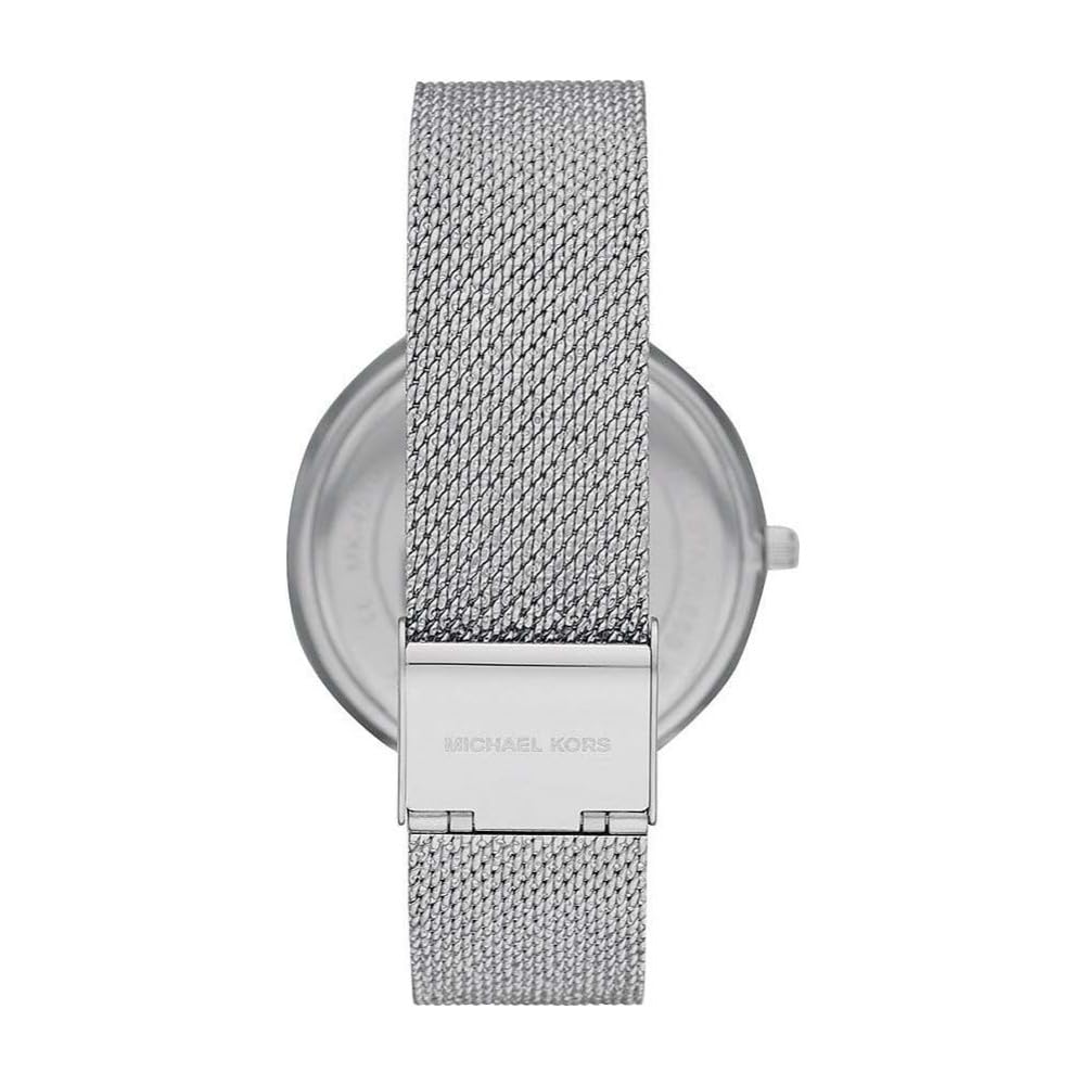 Michael Kors Orologio Darci per donna, Movimento al quarzo a tre lancette in tonalità argento con cinturino in acciaio inossidabile