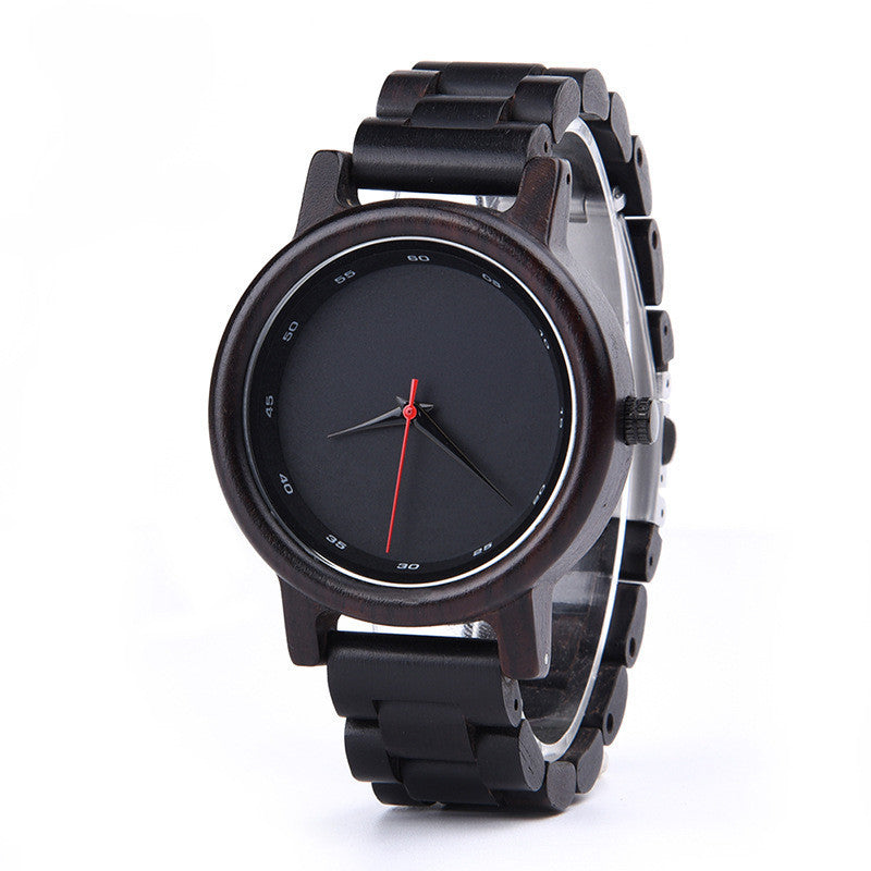 Ebony wood men's watch personality