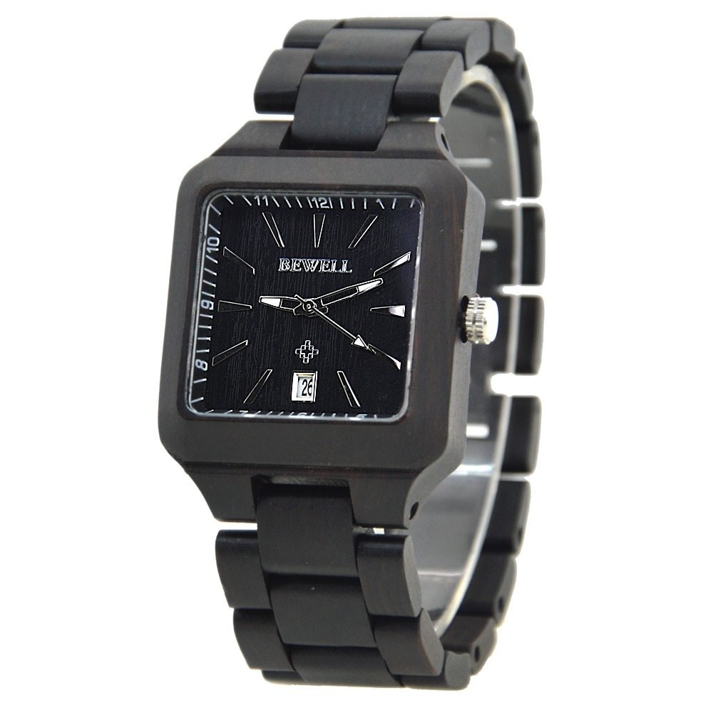 Watch men's quartz watch custom European and American fashion jewelry bamboo tabl