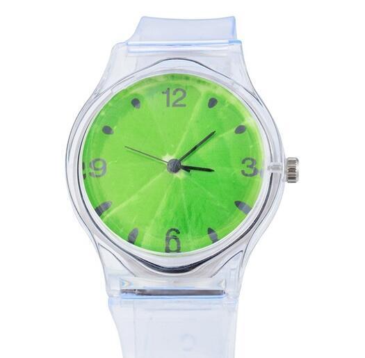 Plastic Transparent PVC Watch Small Watch Ladies