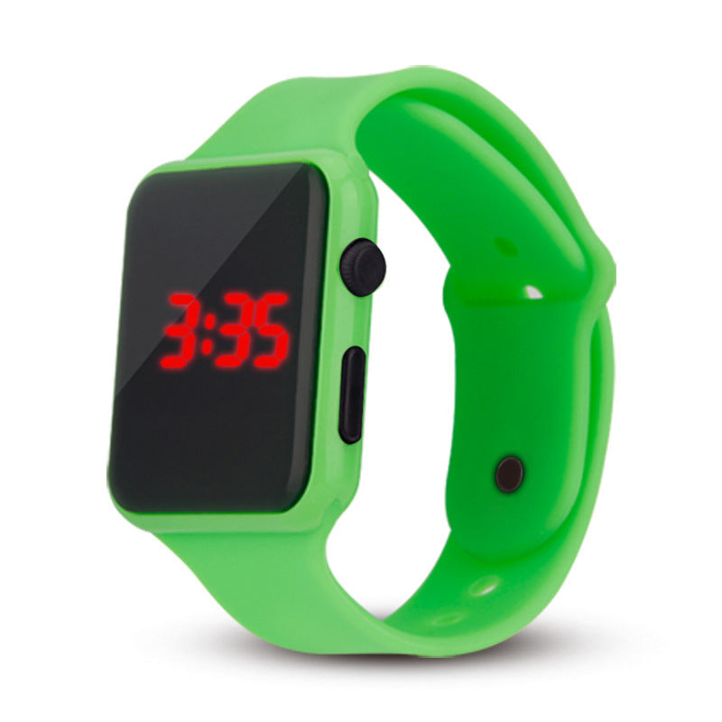 Compatible with Apple, LED kids square watch