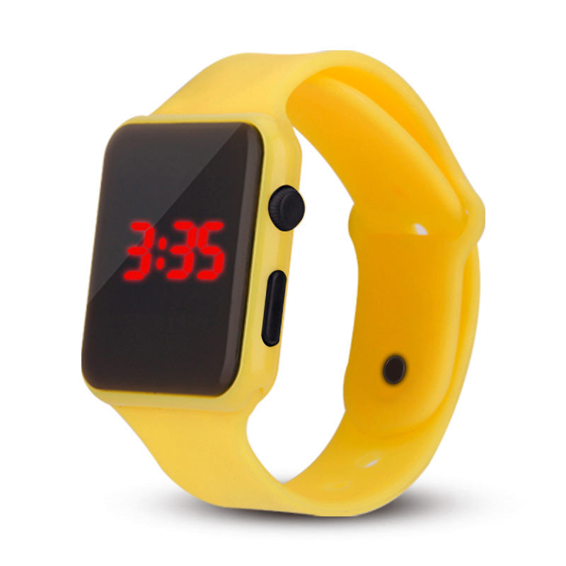 Compatible with Apple, LED kids square watch