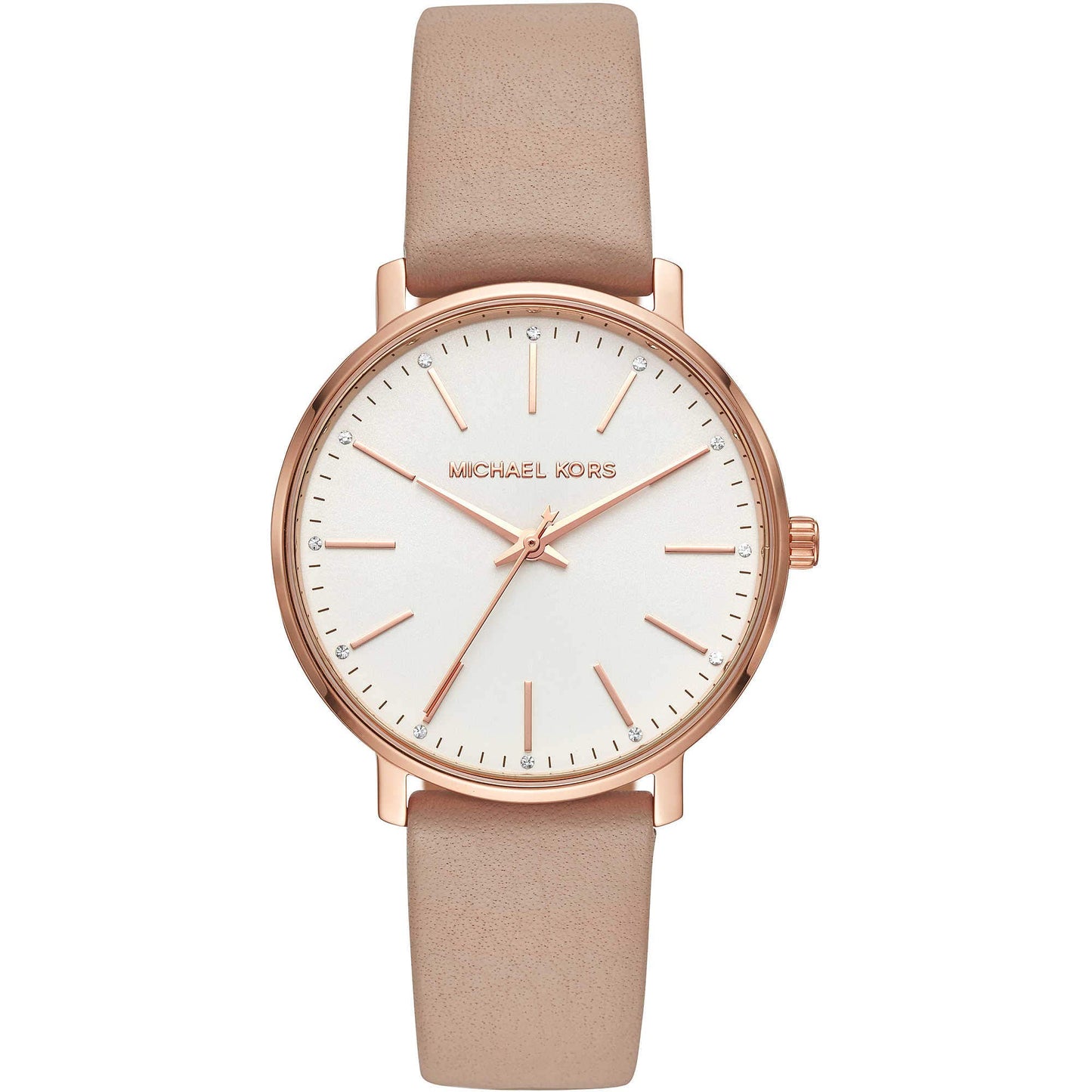 Michael Kors Orologio Pyper per donna, Movimento al quarzo a tre lancette con cinturino in pelle