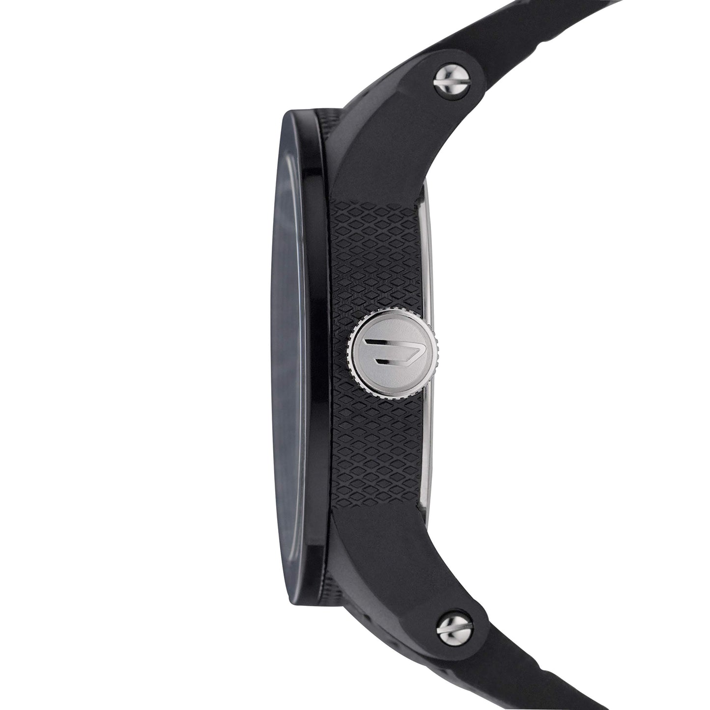 Diesel Orologio Double Down da uomo, movimento al quarzo con Cinturino in silicone