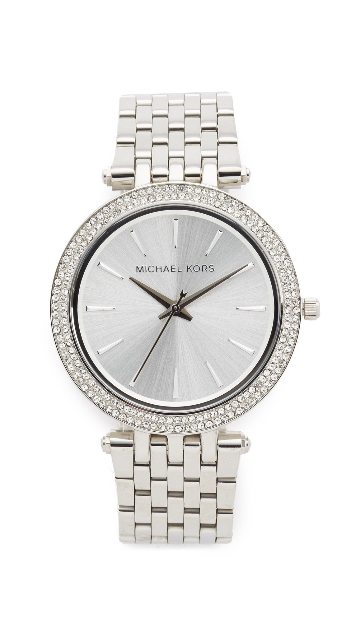 Michael Kors Orologio Darci per donna, Movimento al quarzo a tre lancette in tonalità argento con cinturino in acciaio inossidabile