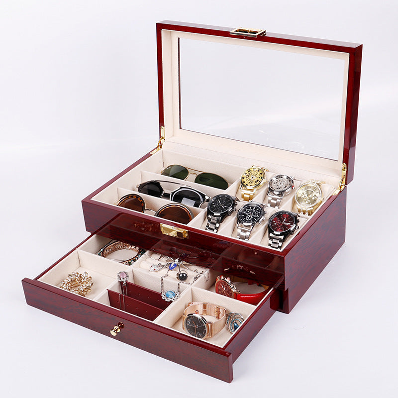 Baking Paint Watch Varnish Watch Storage Display Wooden Box