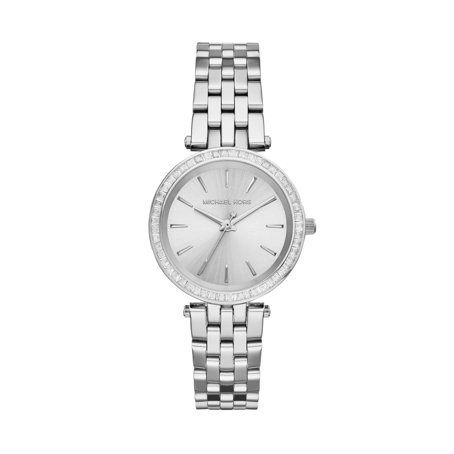 Michael Kors Orologio Darci per donna, Movimento al quarzo a tre lancette in tonalità argento con cinturino in acciaio inossidabile