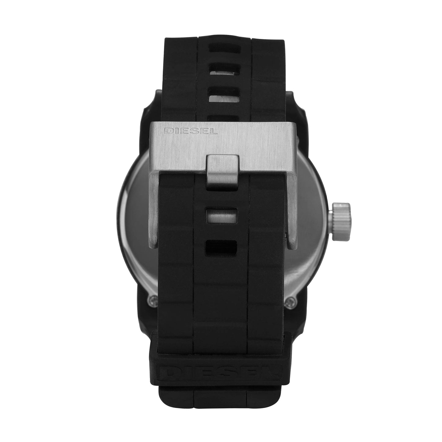 Diesel Orologio Double Down da uomo, movimento al quarzo con Cinturino in silicone