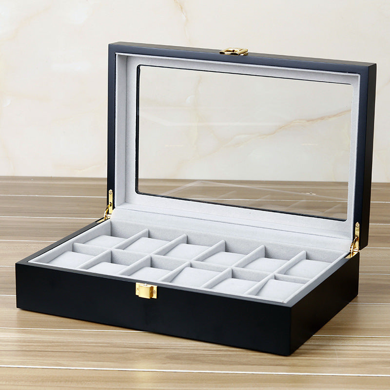 Baking Paint Watch Varnish Watch Storage Display Wooden Box