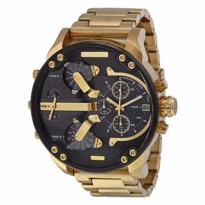Large dial casual quartz watch