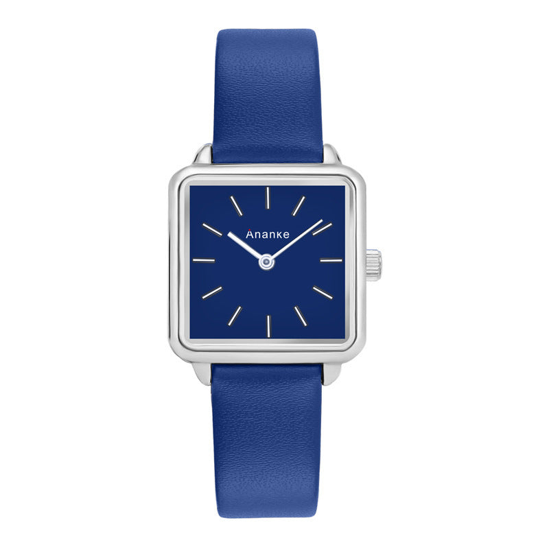 Waterproof Square Ladies Watch Movement