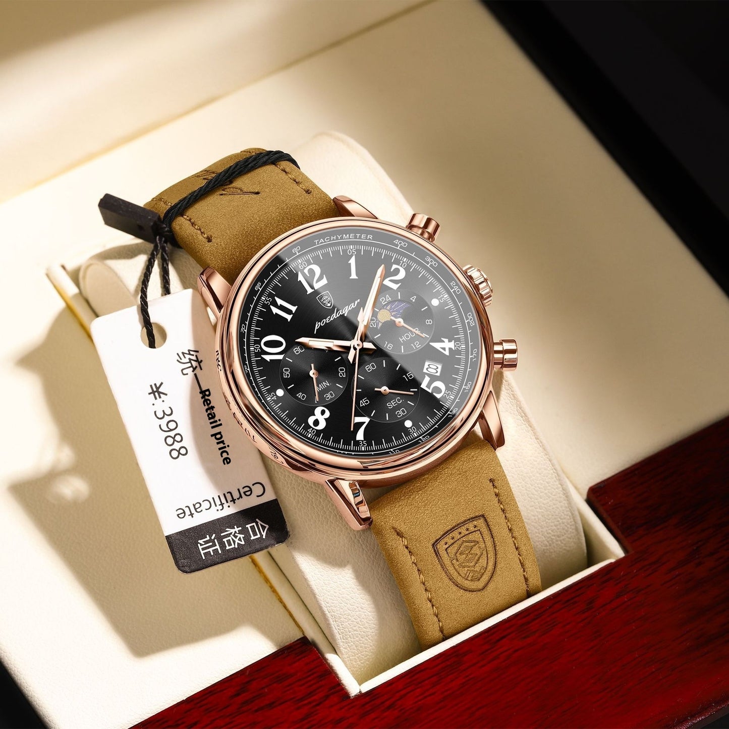 Multi-functional Waterproof Fashion Quartz Watch