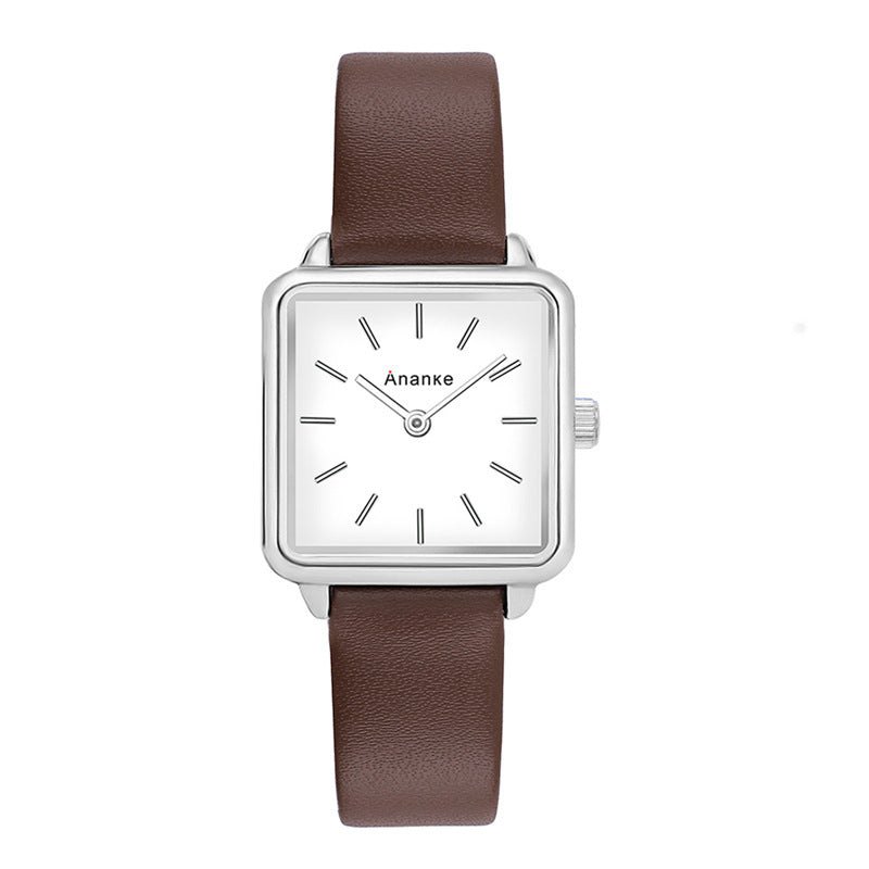 Waterproof Square Ladies Watch Movement