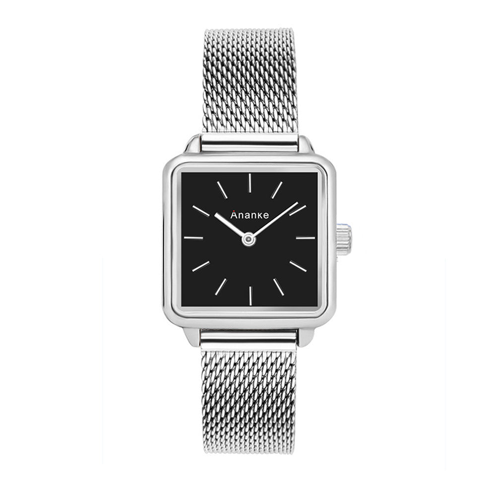 Waterproof Square Ladies Watch Movement