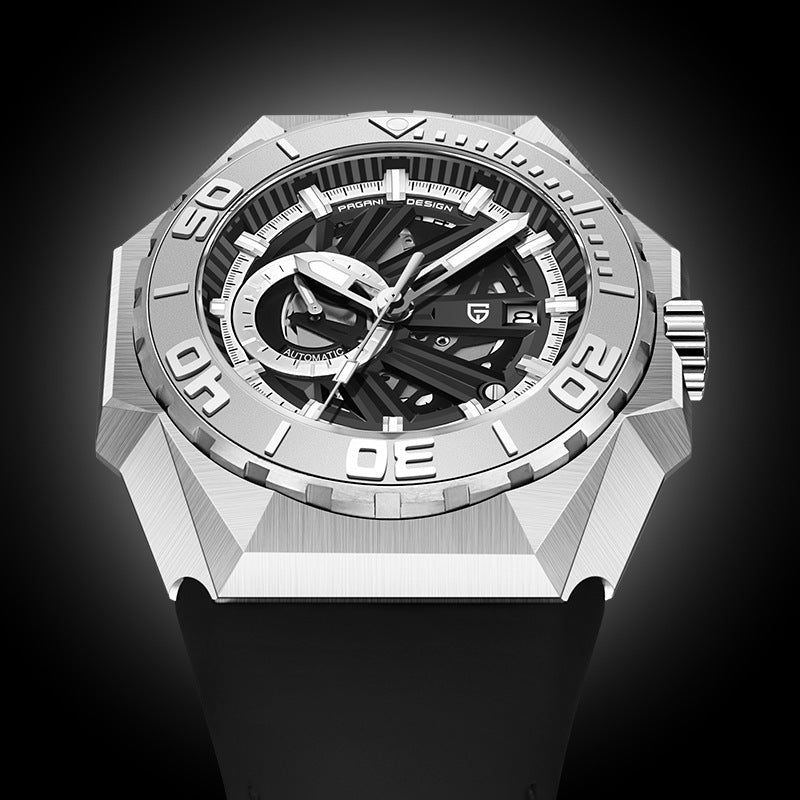 Automatic Mechanical Watch Stainless Steel Men's Watch