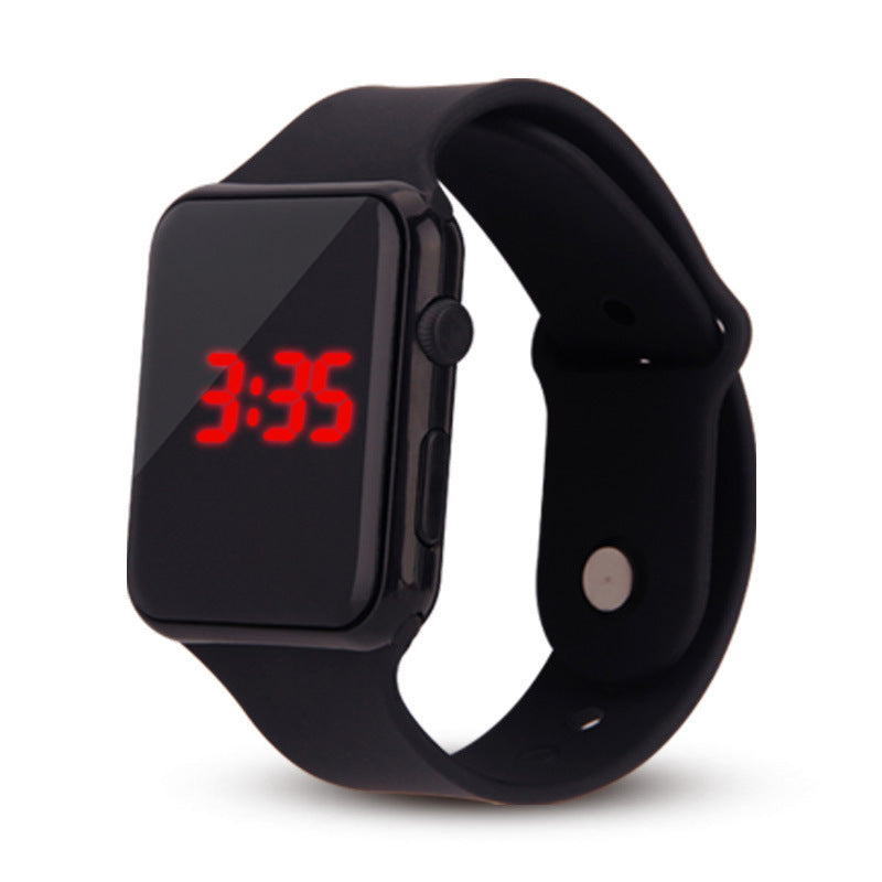 Compatible with Apple, LED kids square watch