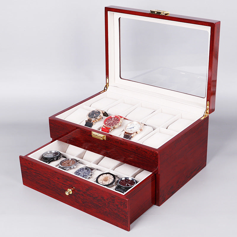 Baking Paint Watch Varnish Watch Storage Display Wooden Box