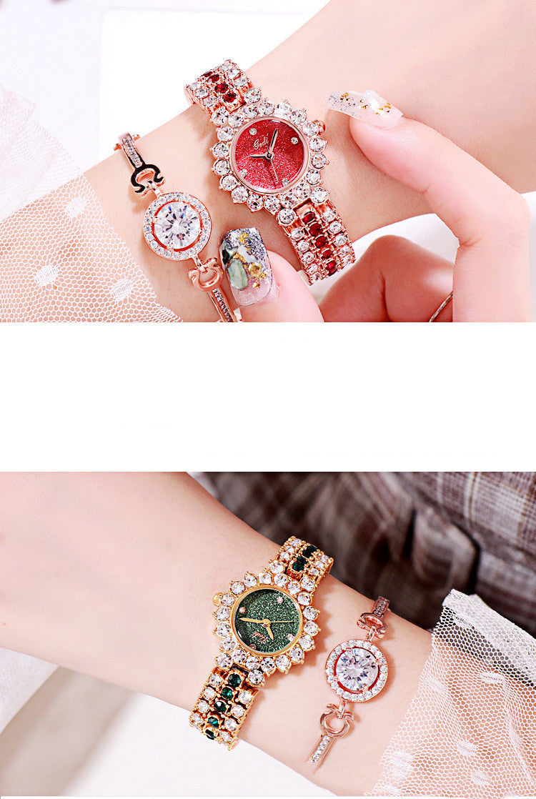 Fashion Personality New Green Ladies Watch