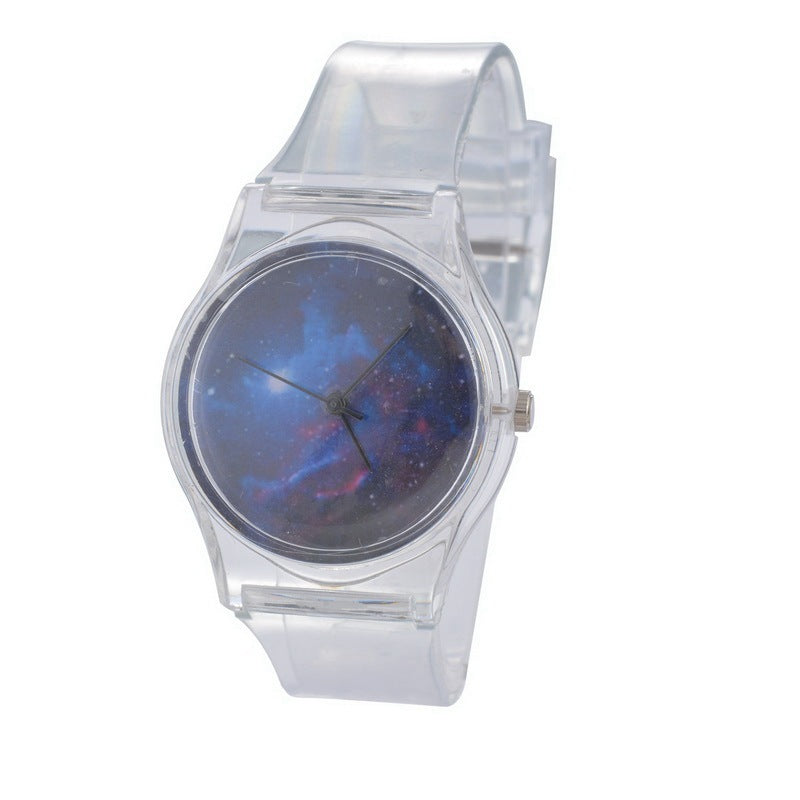 Plastic Transparent PVC Watch Small Watch Ladies