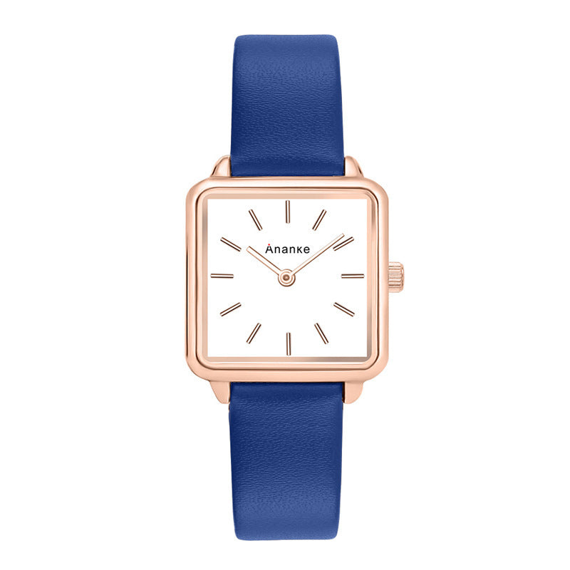 Waterproof Square Ladies Watch Movement