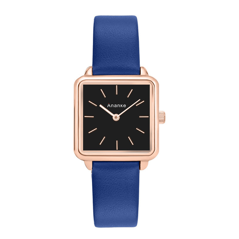 Waterproof Square Ladies Watch Movement