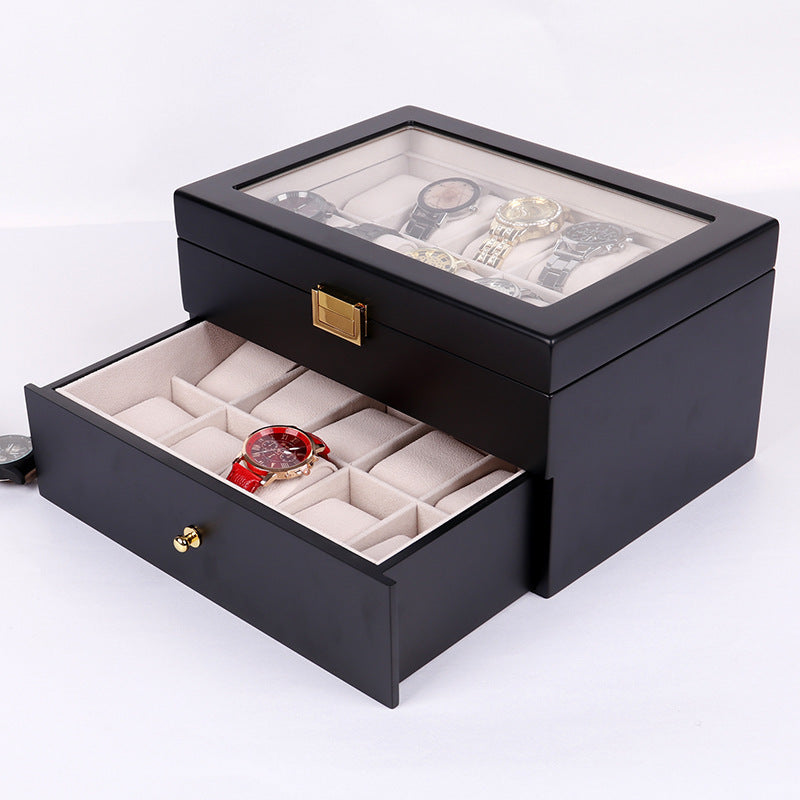 Baking Paint Watch Varnish Watch Storage Display Wooden Box