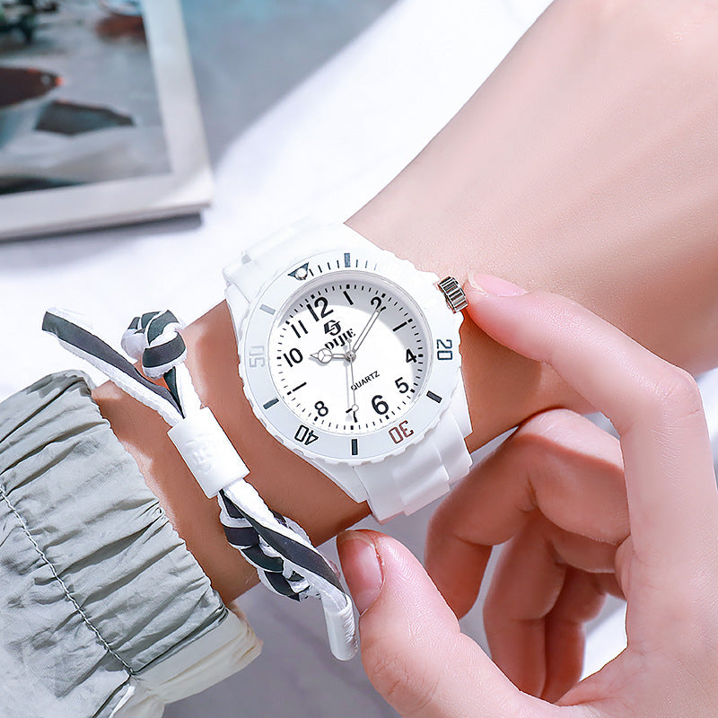 Special watch for exams for girls and boys, junior high school students, simple junior and high school waterproof, drop-proof and silent children's watch