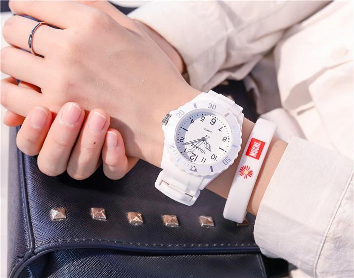 Special watch for exams for girls and boys, junior high school students, simple junior and high school waterproof, drop-proof and silent children's watch