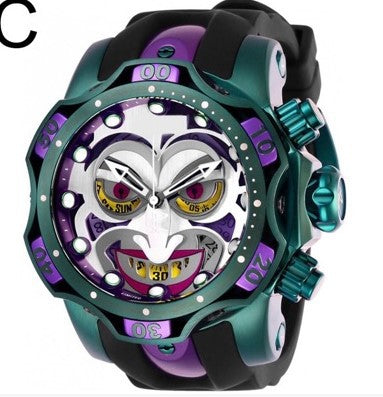 INVICTA Symphony Clown New Spot Brazil Hot Sale Invicta Series Men's Steel Belt Quartz Watch