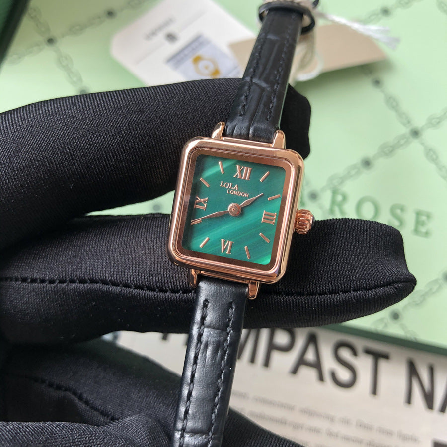 First-hand source watch business casual square women's watch waterproof ladies watch high quality full set packaging