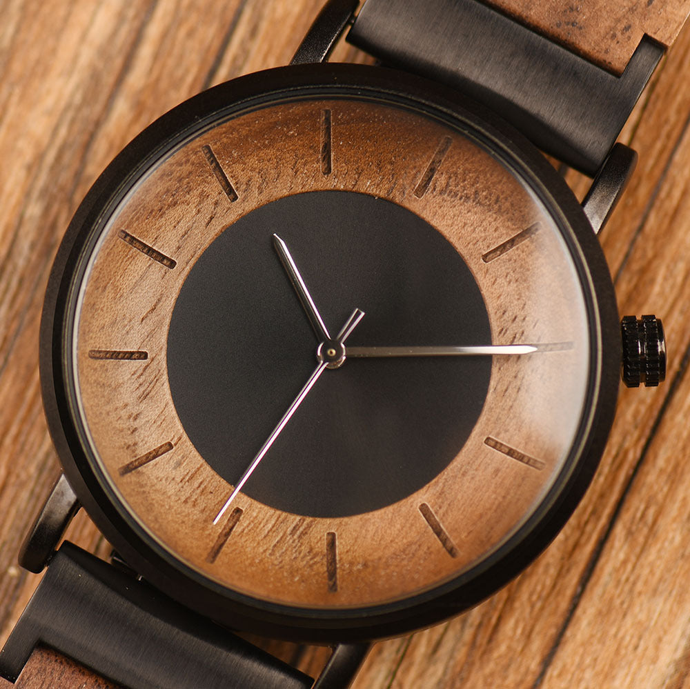 DODO DEER Factory direct sales walnut watch Amazon Shopee LOGO customized wood watch