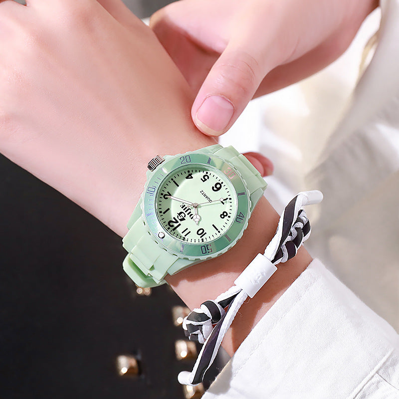 Special watch for exams for girls and boys, junior high school students, simple junior and high school waterproof, drop-proof and silent children's watch