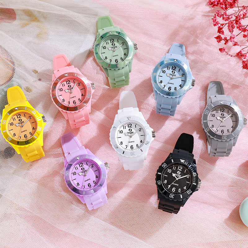 Special watch for exams for girls and boys, junior high school students, simple junior and high school waterproof, drop-proof and silent children's watch