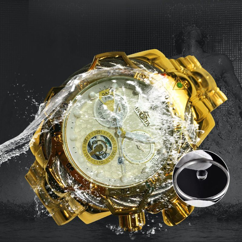 One piece of steel wire rope cross-border watch European alloy quartz watch men's waterproof watch non-mechanical watch