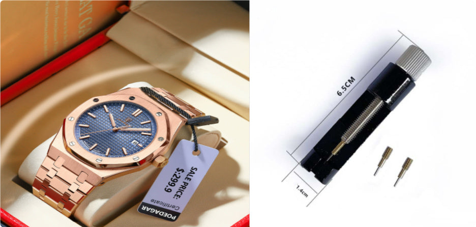 Men's Quartz Luminous Waterproof Watch