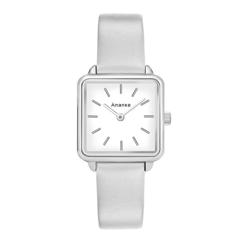 Waterproof Square Ladies Watch Movement