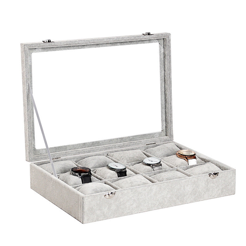 Binghua Velvet Jewelry Watch Bracelet Storage Box