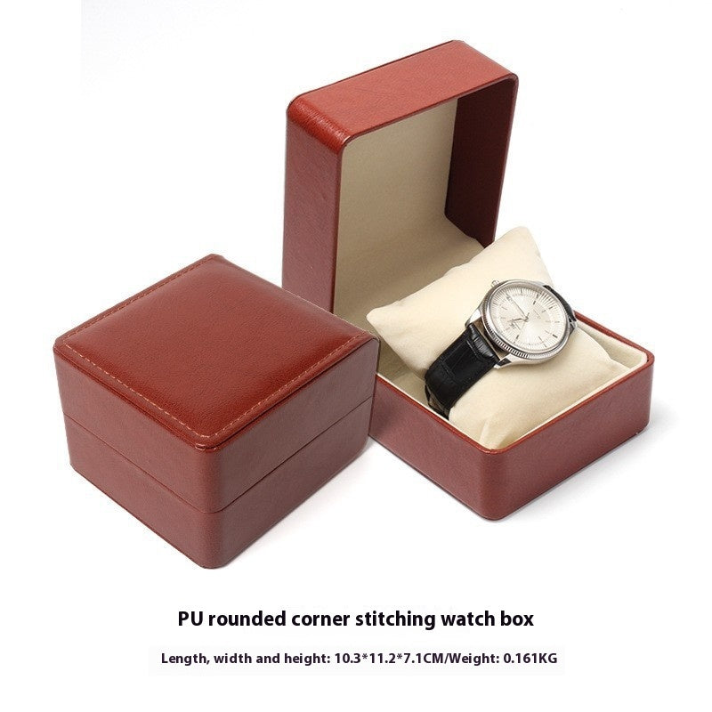 Premium Black Watch Box PU