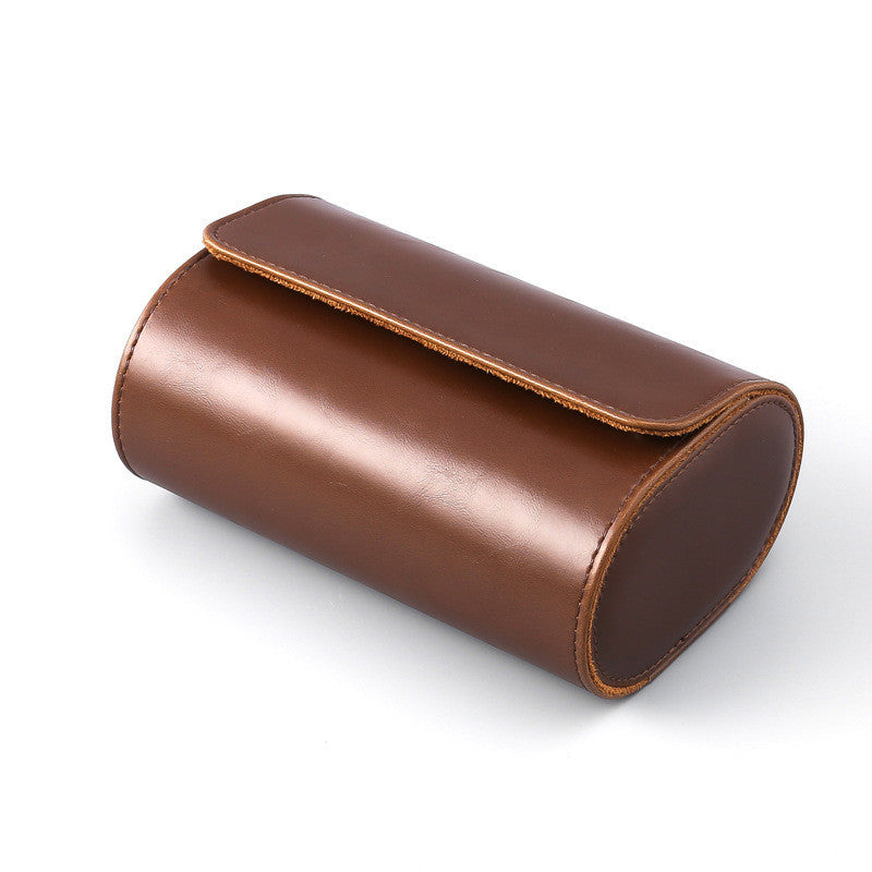 Watch Portable PU Three-position Storage Box