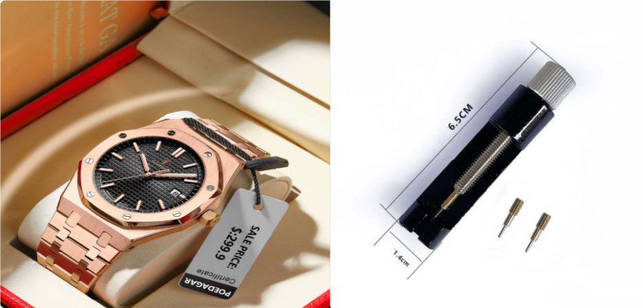Men's Quartz Luminous Waterproof Watch