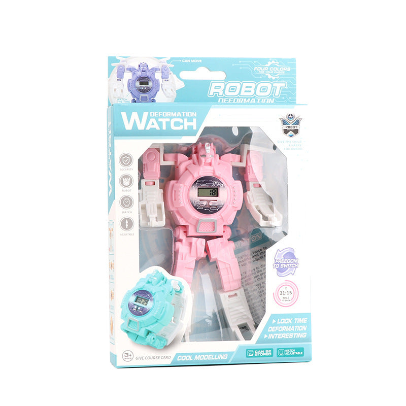 Children's Deformation Robot Watch Garden Small Gift Reward Prize