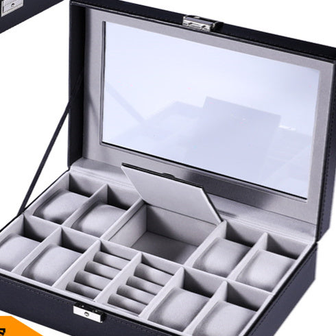 Simple And Creative Leather Watch Storage Box