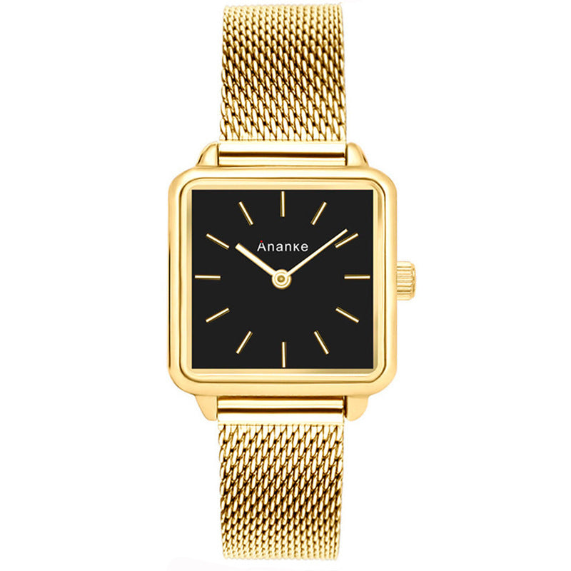 Waterproof Square Ladies Watch Movement