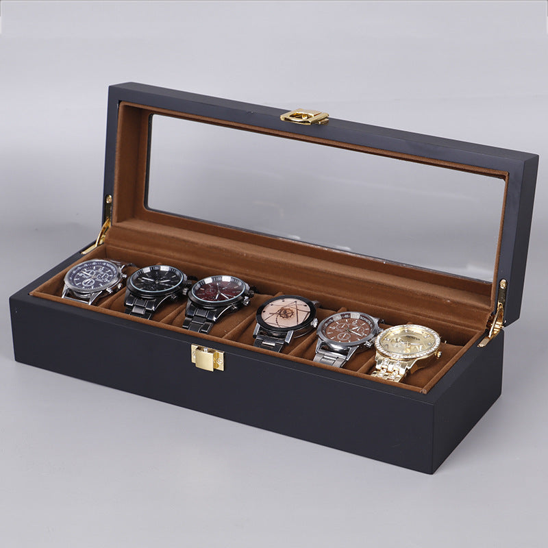 Baking Paint Watch Varnish Watch Storage Display Wooden Box