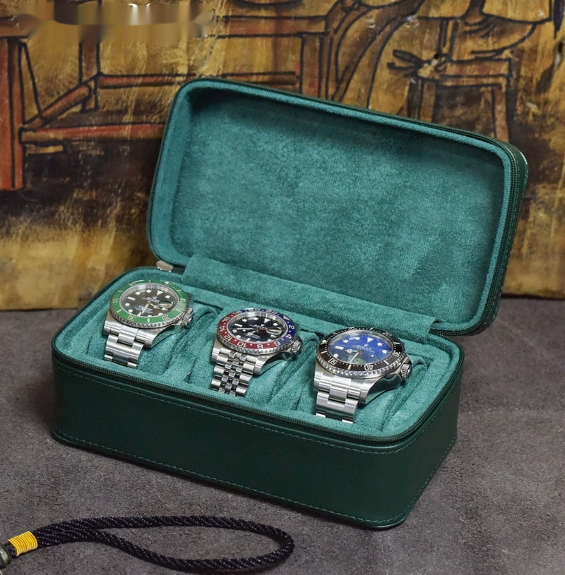 Household Portable Velvet Watch Storage Box
