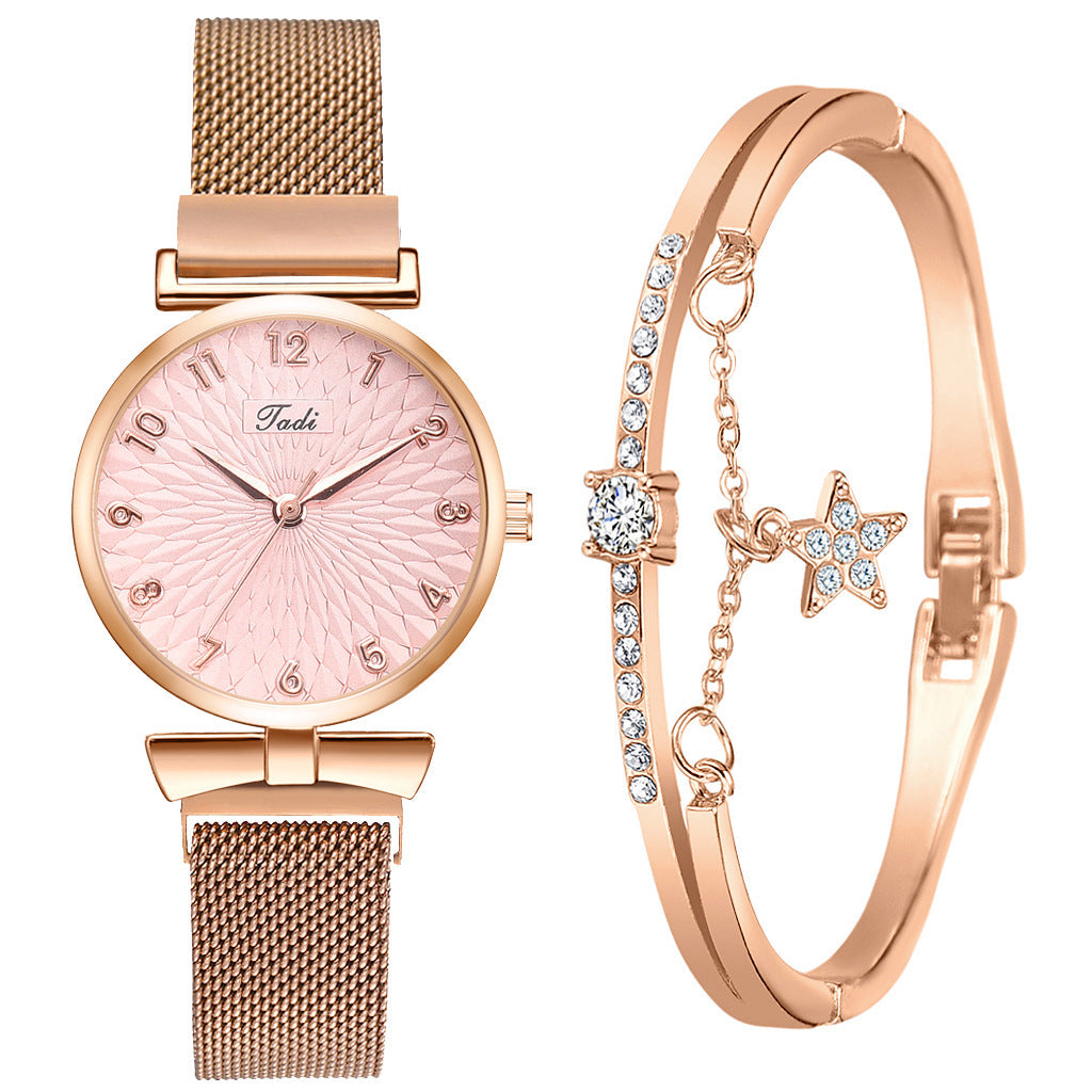 Mesh Strap Watch Magnet Watch