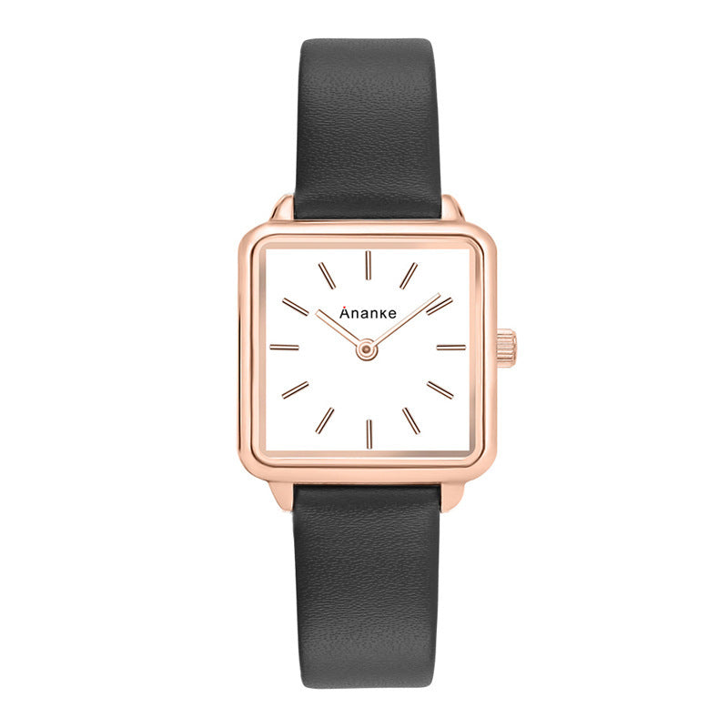 Waterproof Square Ladies Watch Movement