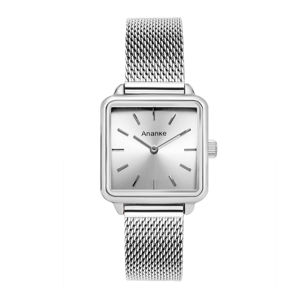 Waterproof Square Ladies Watch Movement